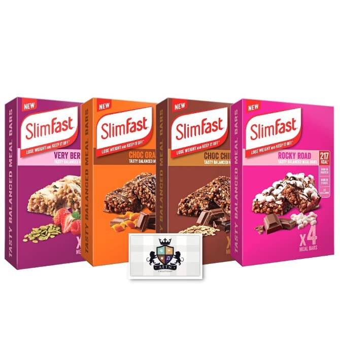 Delicious, Protein-Packed 16x60g Meal Bars for Weight Loss