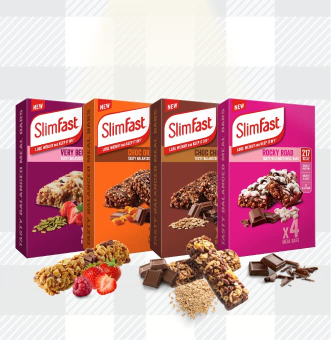 Delicious, Protein-Packed 16x60g Meal Bars for Weight Loss
