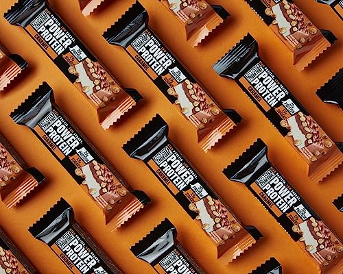 Furocity by Tyson Fury Protein Bars, Caramel Flavour, Case of 15 x 60g Bars, 20g Protein per Serving, Low in Sugar, Pre and Post-Workout Snack