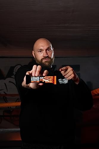 Furocity by Tyson Fury Protein Bars, Caramel Flavour, Case of 15 x 60g Bars, 20g Protein per Serving, Low in Sugar, Pre and Post-Workout Snack