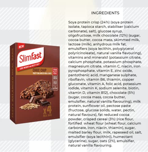Delicious, Protein-Packed 16x60g Meal Bars for Weight Loss