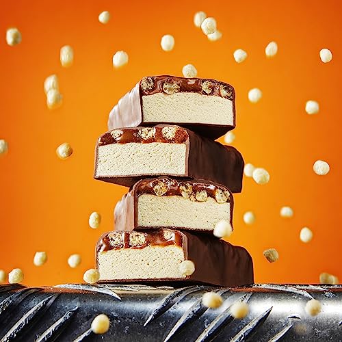 Furocity by Tyson Fury Protein Bars, Caramel Flavour, Case of 15 x 60g Bars, 20g Protein per Serving, Low in Sugar, Pre and Post-Workout Snack