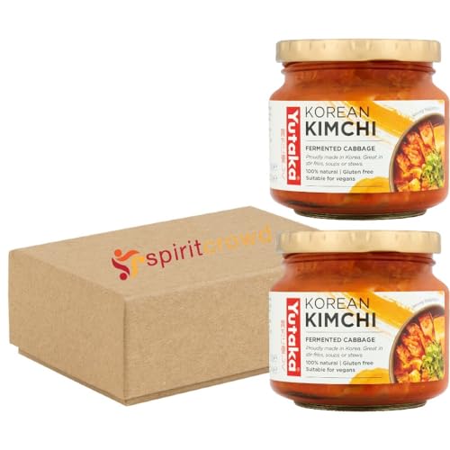 Yutaka Korean Kimchi Fermented Cabbage 180g (Pack of 2)