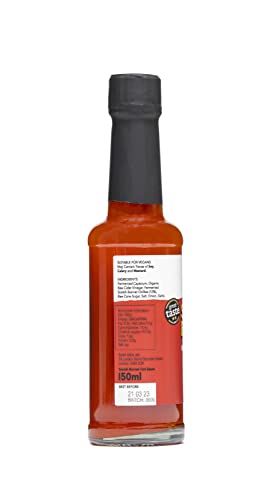 Eaten Alive - Scotch Bonnet Fermented Hot Sauce (150ml) Vegan & Made In The UK - Award Winning