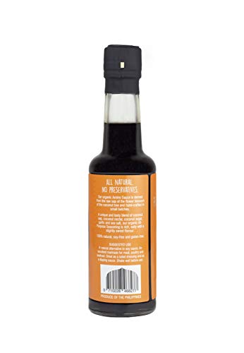Organic Coconut Aminos - Vegan, Gluten-Free, Raw, Soy-Free, Amino acids, Naturally Fermented, Low Salt, Coconut Seasoning, Soy Sauce Alternative (Pack of 3)