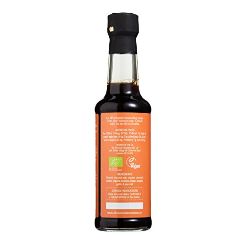 Organic Coconut Aminos - Vegan, Gluten-Free, Raw, Soy-Free, Amino acids, Naturally Fermented, Low Salt, Coconut Seasoning, Soy Sauce Alternative (Pack of 3)