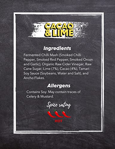 Eaten Alive Award Winning Cacao & Lime Fermented Hot Sauce (150ml) previously 'Chocolate BBQ'