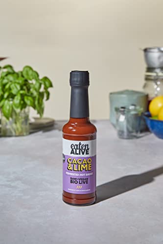 Eaten Alive Award Winning Cacao & Lime Fermented Hot Sauce (150ml) previously 'Chocolate BBQ'