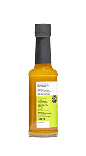 Eaten Alive - Preserved Lemon Fermented Hot Sauce (150ml) Vegan & Made In The UK - Award Winning