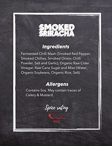 Eaten Alive - Smoked Sriracha Fermented Hot Sauce 150ml - Vegan & Made In The UK - Award Winning