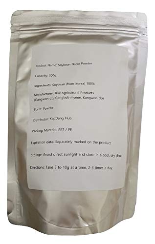 Soybean Natto Powder 100% Natural Nattokinase Freeze-Dried Fermented Food Vitamin K2 300g