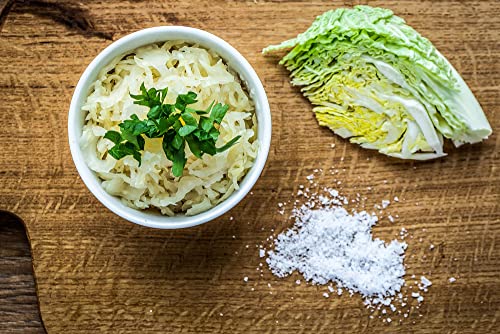 Loving Foods Award-Winning *Organic & Made in the UK* Sauerkraut & Kimchi (2 x 475g) Raw, Unpasteurised & Bursting with Beneficial Live Bacteria (2 x Jars)