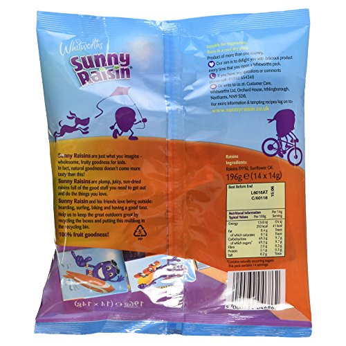 Whitworths Sunny Raisins, 14 x 14g