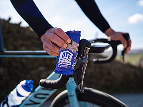 OTE Anytime Bars - Energy Bars for Cycling - High Calorie & Carb Nutrition Snacks for Running - Gluten Free Flapjacks - Box of 16 x 62g (Caramel)