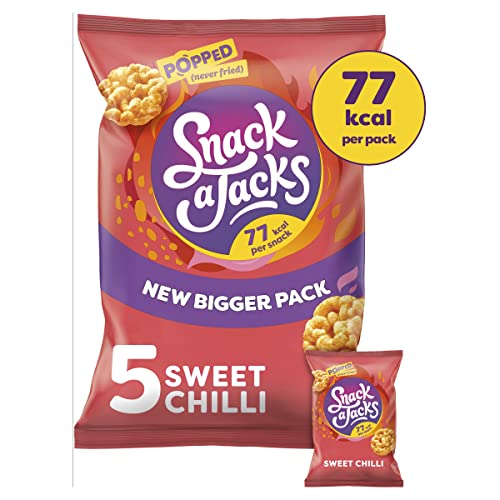Snack A Jacks Crispy Sweet Chilli 5 X 19g