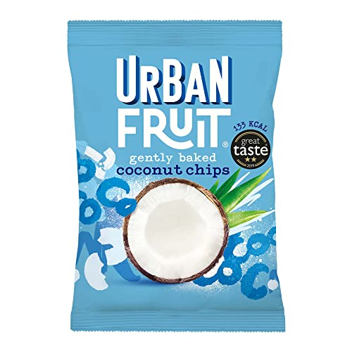 URBAN FRUIT Coconut Chips - Snack Pack - Vegan Snack - 14 x 25 g