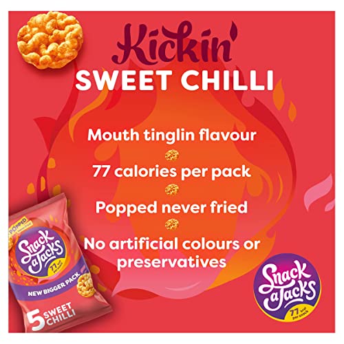 Snack A Jacks Crispy Sweet Chilli 5 X 19g
