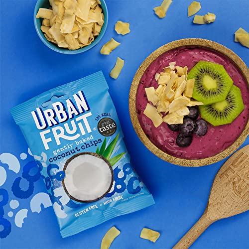 URBAN FRUIT Coconut Chips - Snack Pack - Vegan Snack - 14 x 25 g