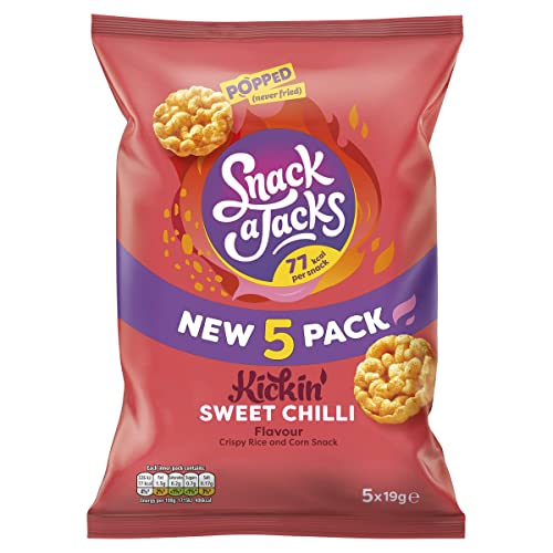Snack A Jacks Crispy Sweet Chilli 5 X 19g