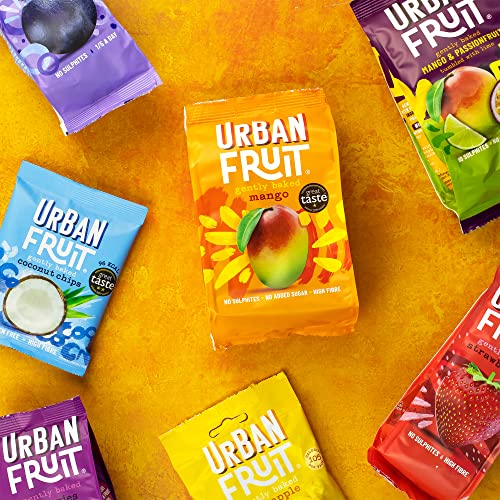 URBAN FRUIT Coconut Chips - Snack Pack - Vegan Snack - 14 x 25 g