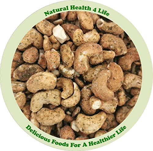 Natural Health 4 Life Snack Nut Baked and Salted Jalapeno Chilli and Lime Cashew Nuts (Cashews) in Recyclable Pouch 300g (1 Pouch)