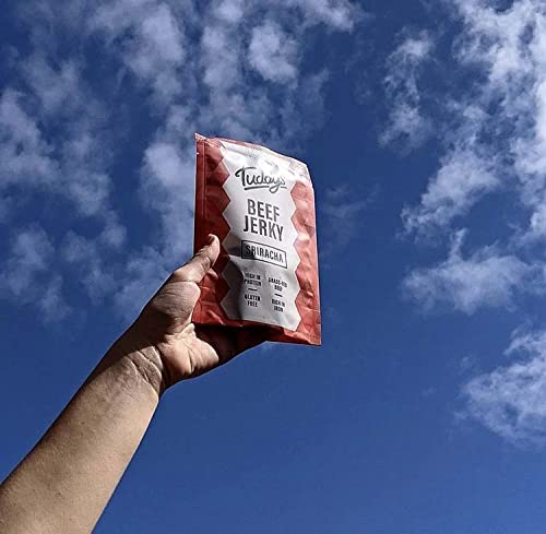 Tuddys Beef Jerky - Hoisin | 250g Pack | High Protein Beef Snack | Ready to Eat | Rich in Iron | Salty Sweetness and Aromatic Spices Combined with Grass-Fed Beef | Gluten Free