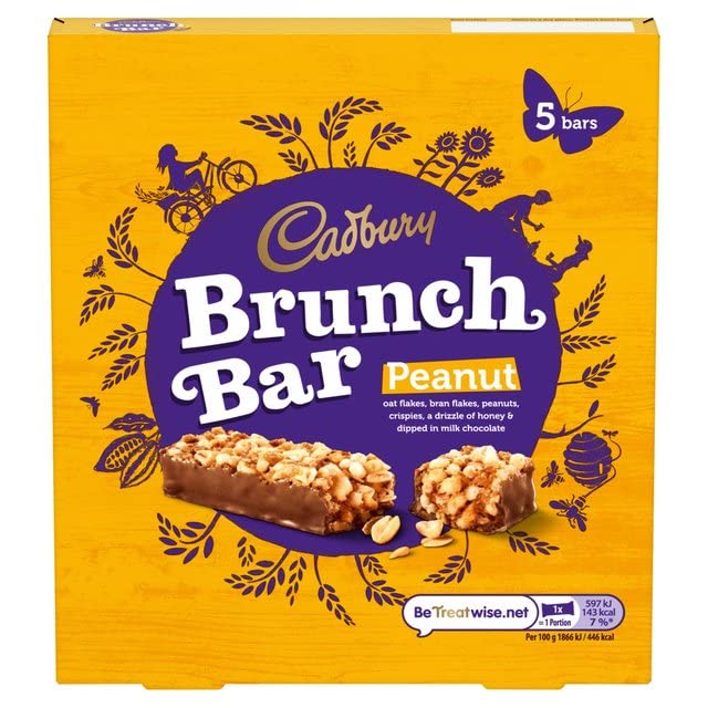 Cadbury Brunch Bar Bundle - Delicious Chocolate Cereal Snack Bars with Choc Chip, Raisin, and Peanut Flavours - Great Cereal Bar Assortment (3 Boxes) - Exclusive to ClickwithNik