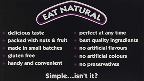 Eat Natural Bars – 20 Assorted Fruit & Nut Cereal Bars Multipack – 7x Almond & Sultana, 7x Almond & Apricot, 6x Cranberries & Macadamias – Gluten Free Snack Bars