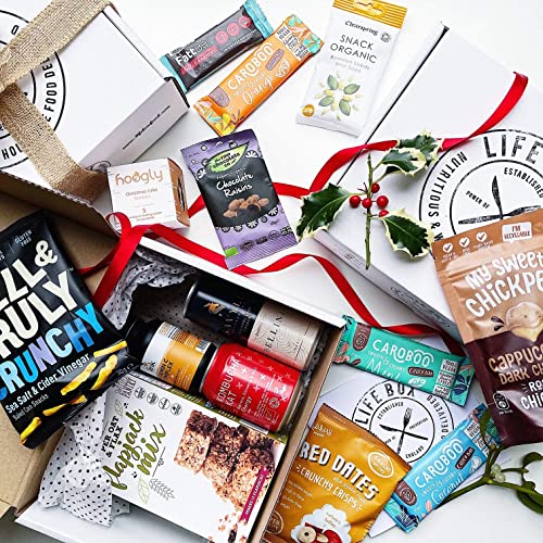Lifebox - Premium Vegan Snacks & Drinks Box: Gift Hamper | Healthy Gluten-Free treats | Nutritionist-Approved