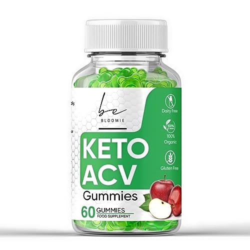 beBloomie Keto ACV Gummies for Weight & Fat Loss, Belly Fat Loss - 60 High Strength Enter into Ketosis and Lose Weight Fast with Keto Gummy Bears!