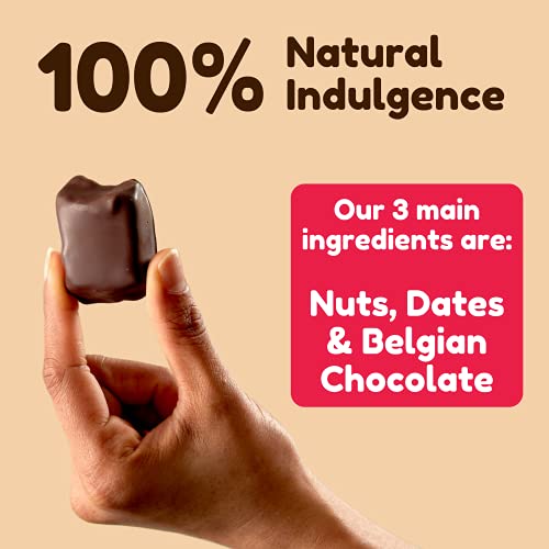 Vive Protein Bites, Gluten Free, High Fibre, Vegan Snacks, Mini Protein Bars, Dark Chocolate Coated Mixed Box, 6 x 20g