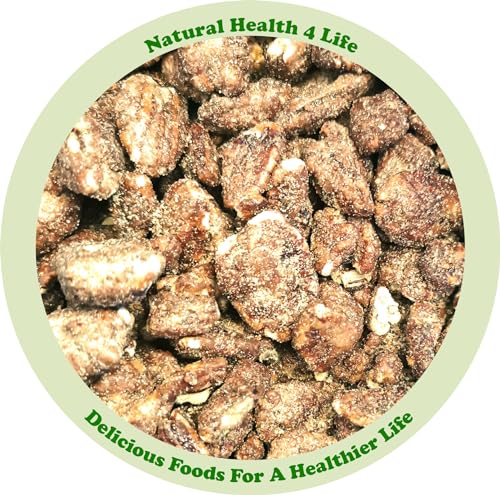 Natural Health 4 Life Snack Nut Caramelised Honey Pecan Nuts 300 g in Recyclable Pouch (1 Pouch)