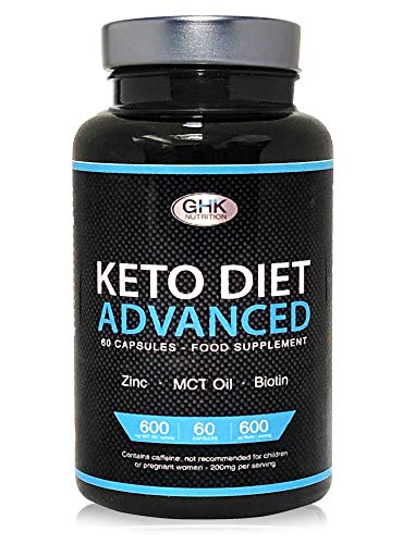 Keto Burn Tablets, a complete 1 Month Supply UK Manufactured - High MCT Oil capsules, Biotin & Green Tea Content - Keto diet Pills