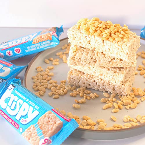 Lexi’s® 99 Calorie Marshmallow Crispy Treat Bars | Less than 100 Calories! | Gluten Free, Low Fat, Healthy Snacks | Vegetarian | Dairy Free, Nut Free | Low FODMAP| Ooey Gooey Marshmallow Bliss x12