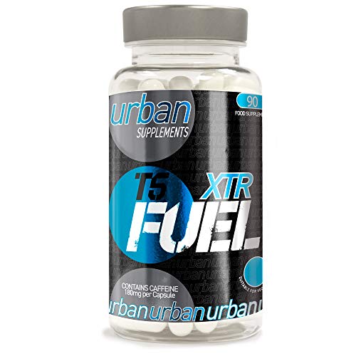 Urban Fuel XTR T5 Fat Burners | Metabolism & Energy Support Slimming Pills with Caffeine, L-Tyrosine, Choline, Vitamin B6 & D3-90 Capsules