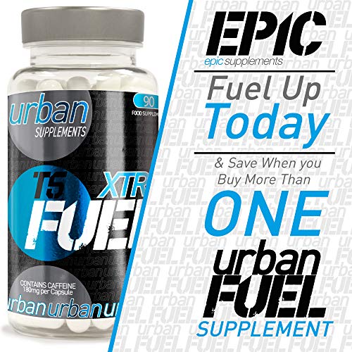 Urban Fuel XTR T5 Fat Burners | Metabolism & Energy Support Slimming Pills with Caffeine, L-Tyrosine, Choline, Vitamin B6 & D3-90 Capsules