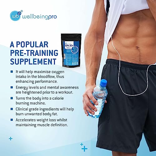 WBP Eph30+ - Advanced Energy Complex - Super Strength Keto Diet & Weight Loss Tablets - Vegan & Letterbox-Friendly Packaging - UK Made Supplement - 100 Tablets