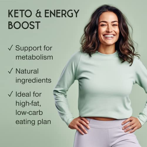 Keto Diet Pills - Advanced Keto Complex with Apple Cider Vinegar 1000mg, MCT Oil, Vitamin B12, Green Tea Extract - 120 Capsules - Keto Tablets Supplement for Men & Women - Made in The UK