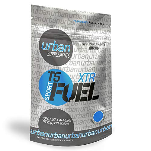 Urban Fuel XTR T5 Fat Burners | Metabolism & Energy Support Slimming Pills with Caffeine, L-Tyrosine, Choline, Vitamin B6 & D3-90 Capsules