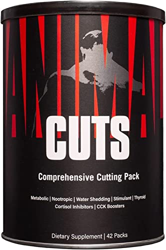 Animal Cuts - Diet & Definition Supplement for Athletes, Weight Loss Management for Men & Women - with Green Tea Extract, Caffeine & More, 42 Packs