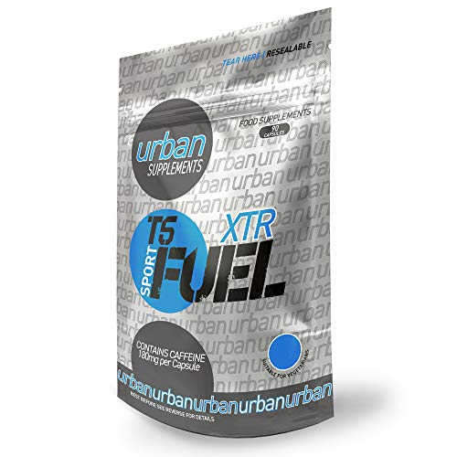 Urban Fuel XTR T5 Fat Burners | Metabolism & Energy Support Slimming Pills with Caffeine, L-Tyrosine, Choline, Vitamin B6 & D3-90 Capsules