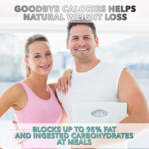 Healthy Fusion Goodbye Calories | Carb and Fat Blocker | Powerful 2-in-1 Carbohydrate and Fat Blocker | 60 Capsules