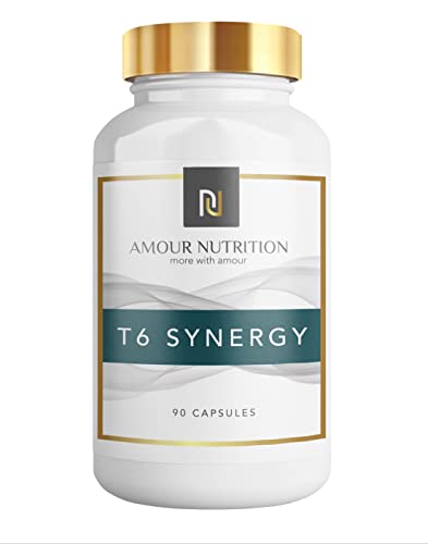 T6 Synergy Fat Burner, Weight Loss Support, Slimming Pills Suitable for Both Male & Females, UK Made, Safe Natural Formula