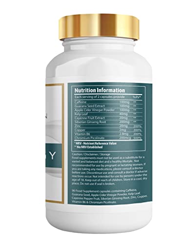 T6 Synergy Fat Burner, Weight Loss Support, Slimming Pills Suitable for Both Male & Females, UK Made, Safe Natural Formula