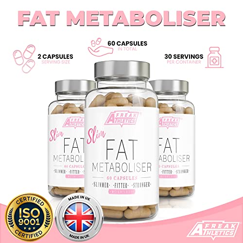Fat Burners for Women Weight Loss Supplement - Slim Fat Metaboliser Weight Loss Pills - Fat Burner Tablets Made in The UK