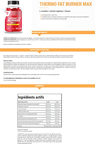 Thermo Fat Burner Max 120tab Trec, Improves Calorie and Fat Metabolism, Natural Thermogenic Complex