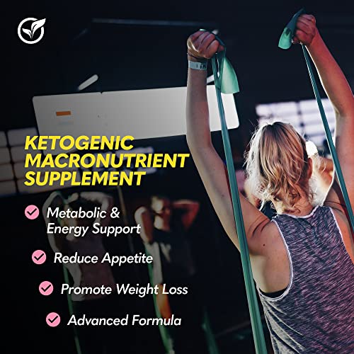 Extreme Keto Complex Max – K-Vitex™ Advanced Ketogenic Formula for Weight Loss - Fat Burner Diet Pills | Apple Cider Vinegar, MCT, Vitamins B12, B2, C, E & D3 – 30 Day Supply/Vegan Capsules
