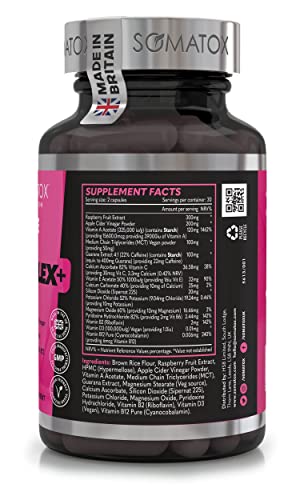 Extreme Keto Complex Max – K-Vitex™ Advanced Ketogenic Formula for Weight Loss - Fat Burner Diet Pills | Apple Cider Vinegar, MCT, Vitamins B12, B2, C, E & D3 – 30 Day Supply/Vegan Capsules
