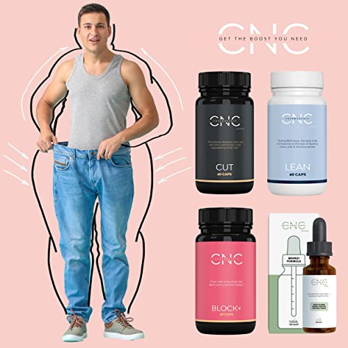 Fat Burner Block+, Weight Loss Pills That Work Fast, Fat Burners for Weight Loss, Diet Pills That Work for Women & Men, Fat Burner, Blocks Carbs up to 90%, Antioxidant & Gastrointestinal Protector