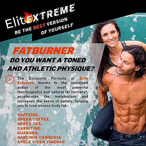 Elite Extreme, Weight Management Supplement, Fat Burner, Diuretic, Energizer, Thermogenic to Slim Fast, Pre Workout, Weight Loss. 120 Capsules, Made in England.
